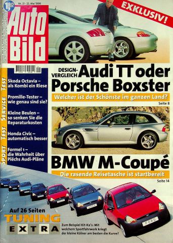 Deckblatt Auto Bild (21/1998)